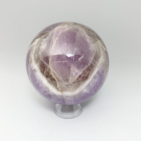 Chevron Amethyst Sphere