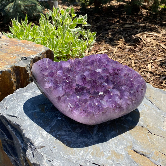 Extra Large Polished Amethyst Druze Cluster