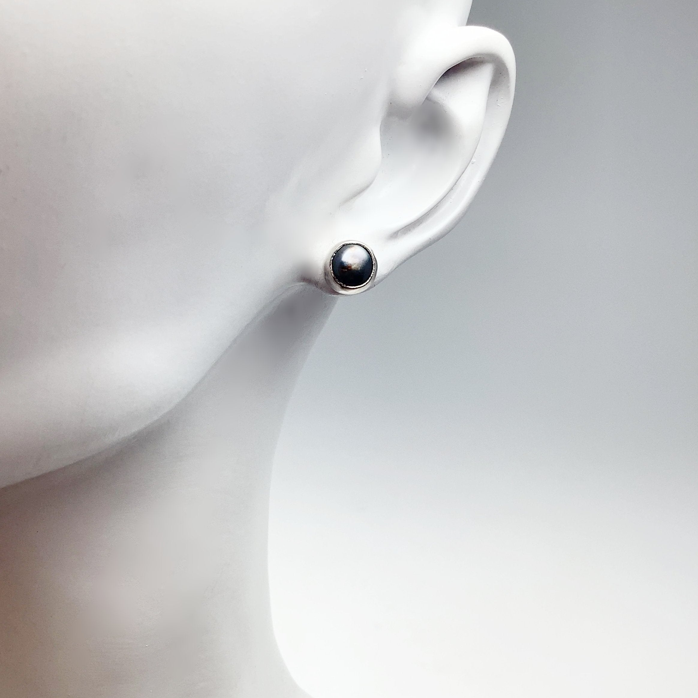 Tahitian Pearl Stud Earrings