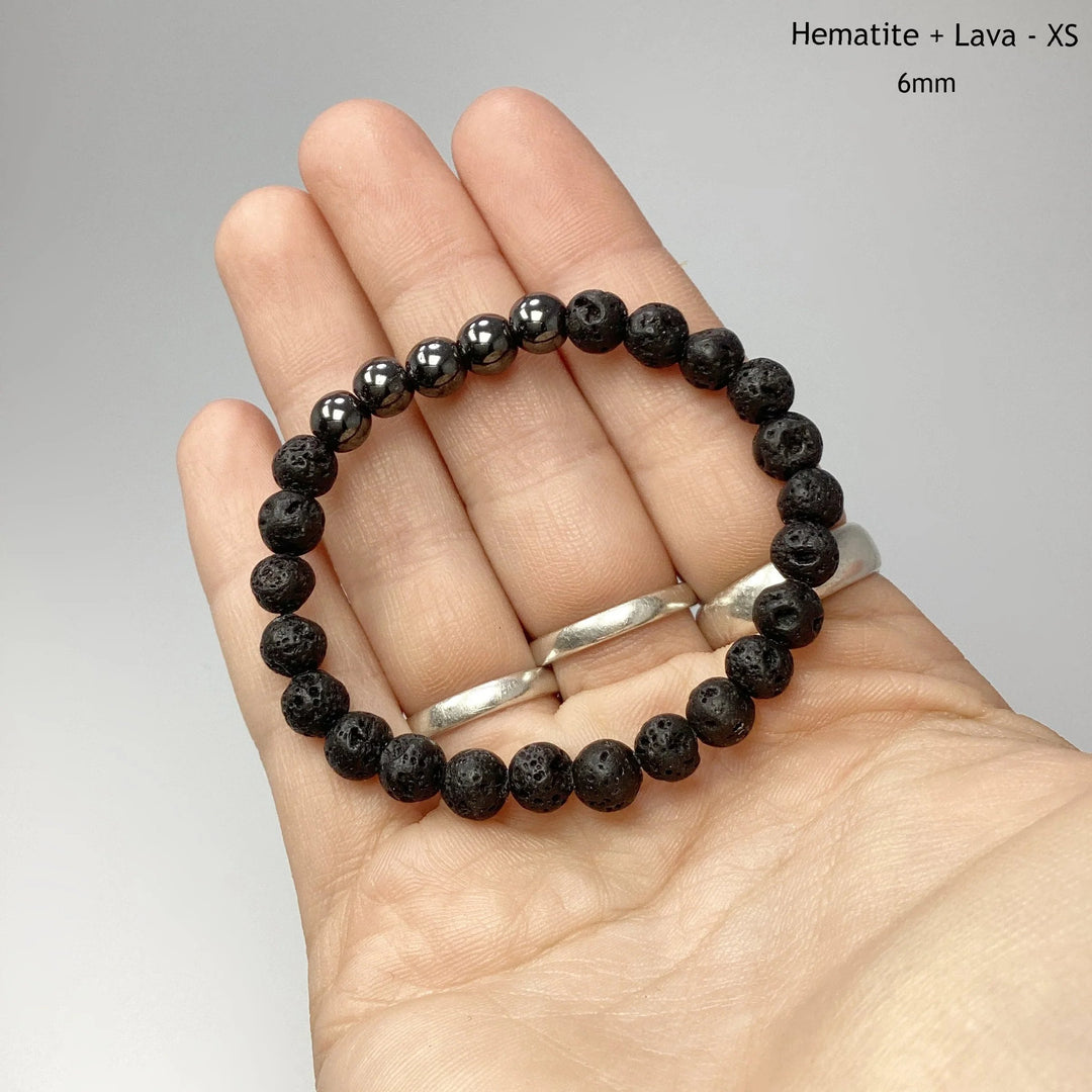 Hematite Beaded Bracelet