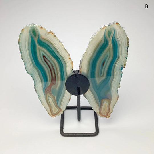 Agate Butterfly on Stand at $65 Each