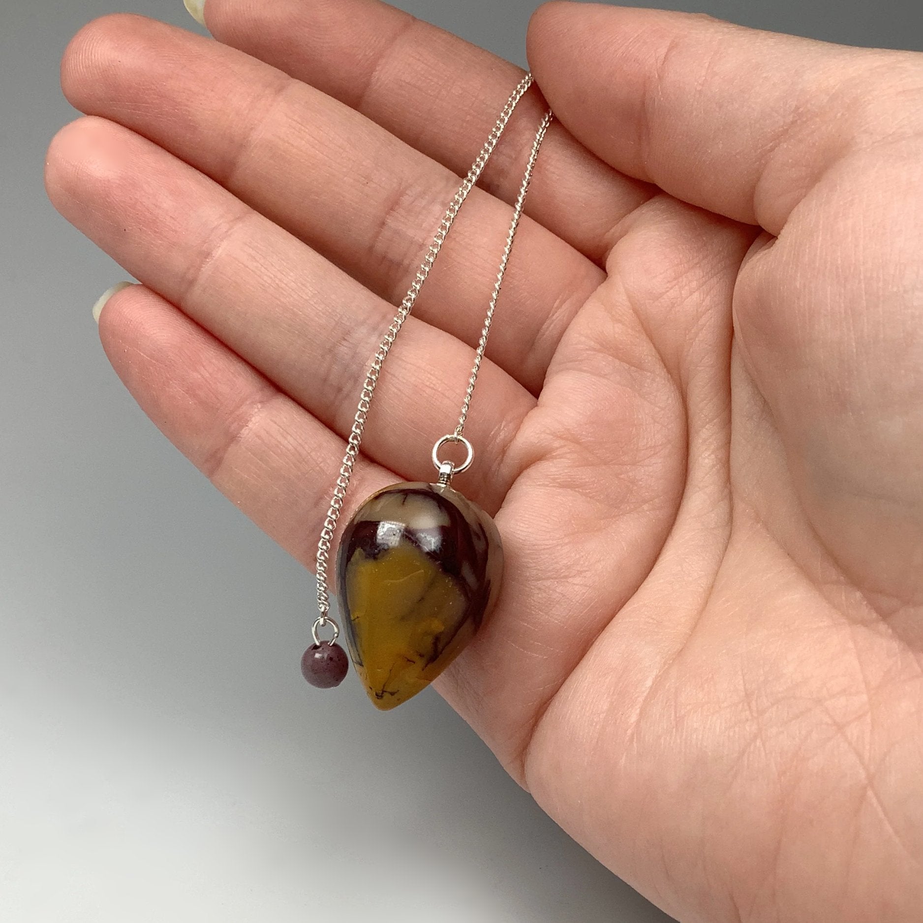 Mookaite Teardrop Pendulum