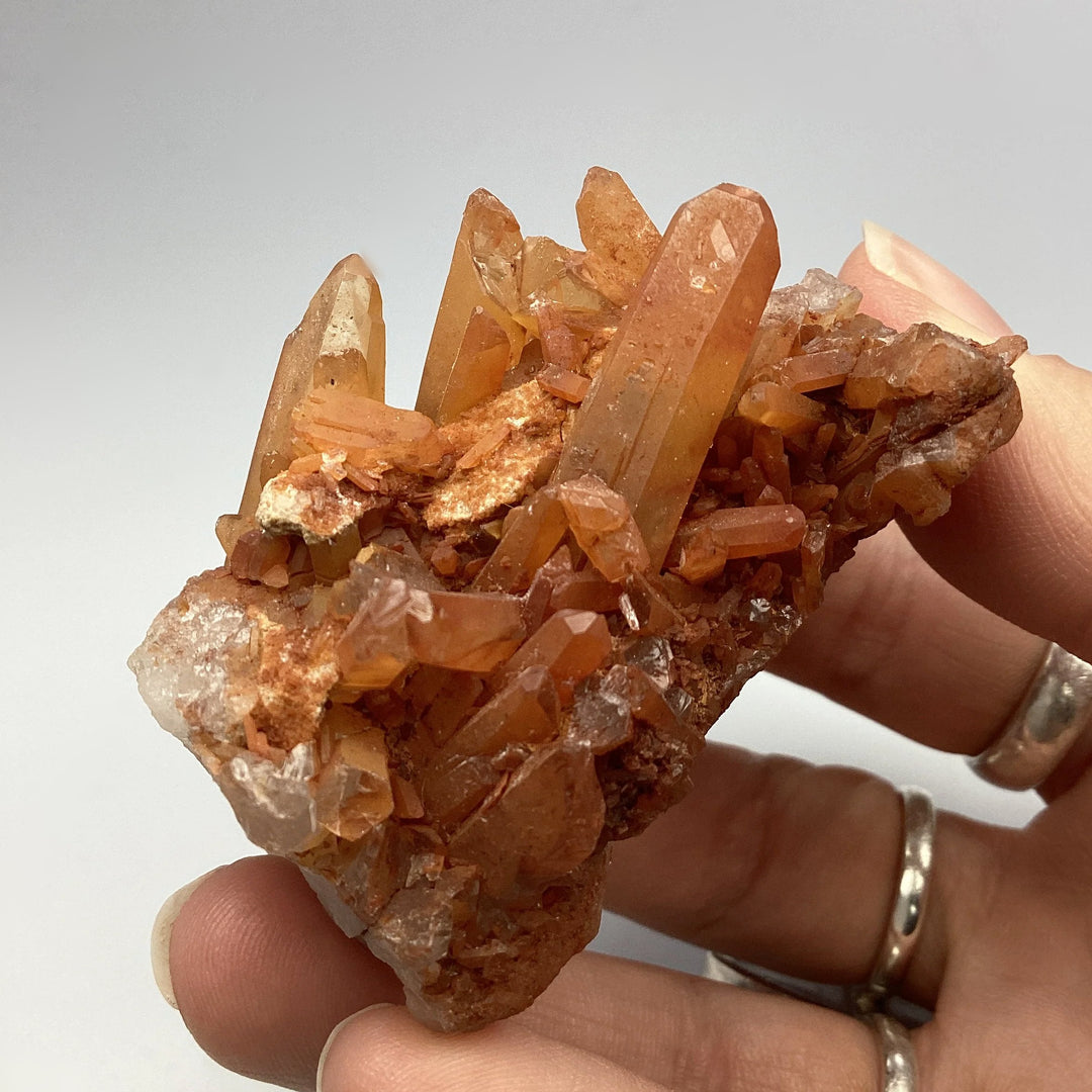 Tangerine Quartz Cluster