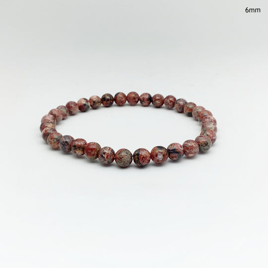 Leopard Skin Jasper Beaded Bracelet