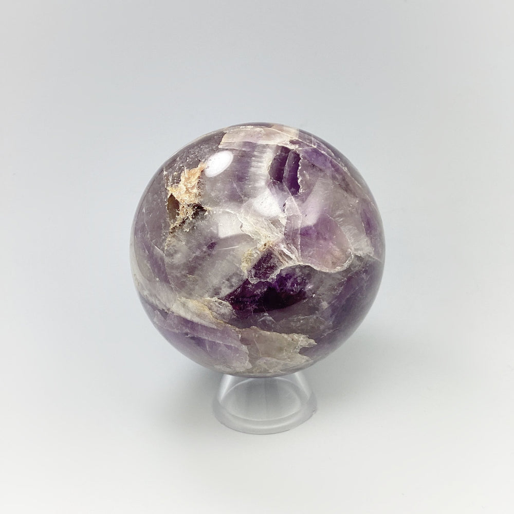 Chevron Amethyst Sphere