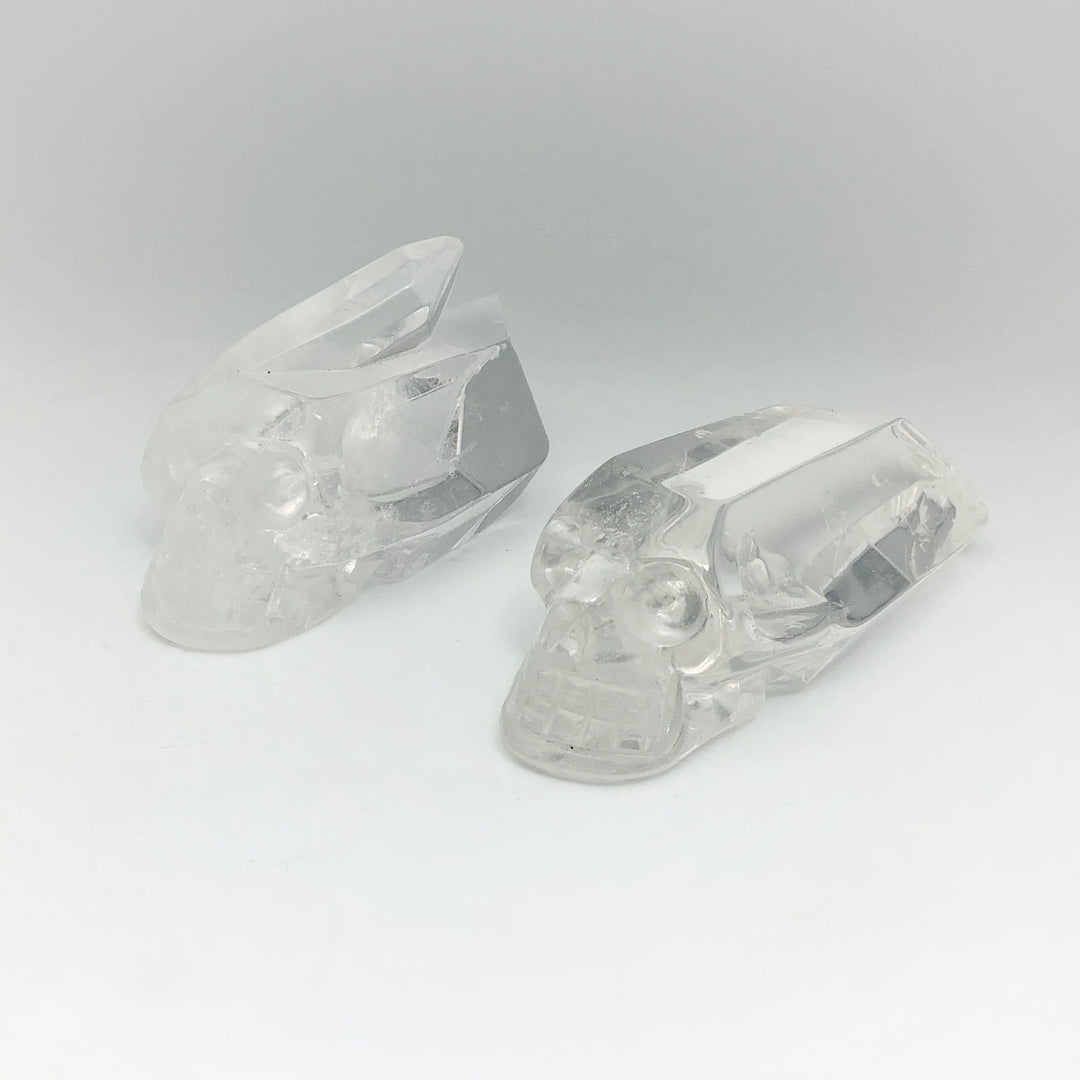 Carved Quartz Point Crystal Skull at $105 Each