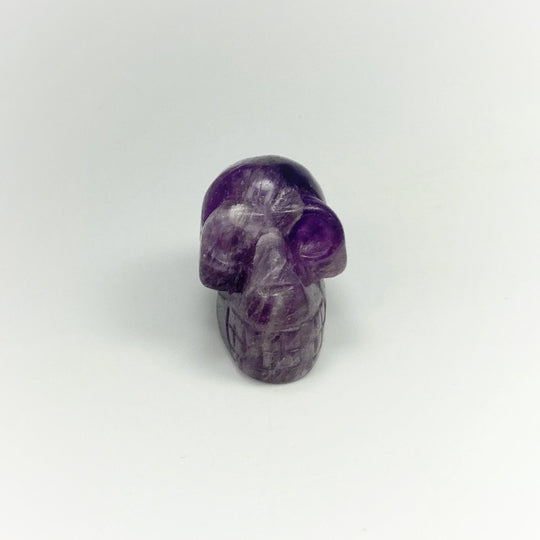 Carved Chevron Amethyst Skull at $69 Each