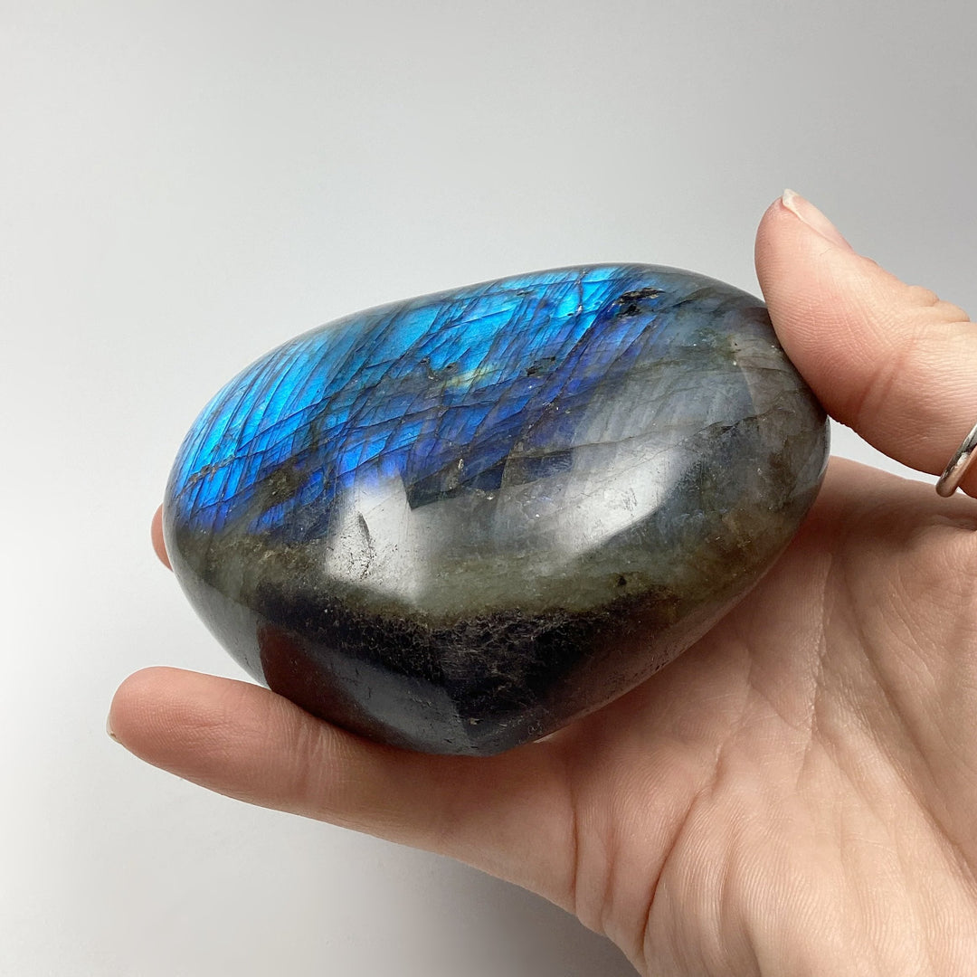 Labradorite Heart