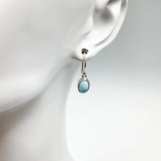 Larimar Dangle Earrings