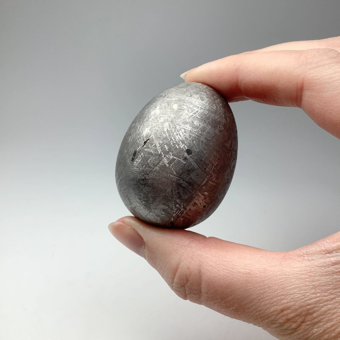 Gibeon Meteorite Egg Carving