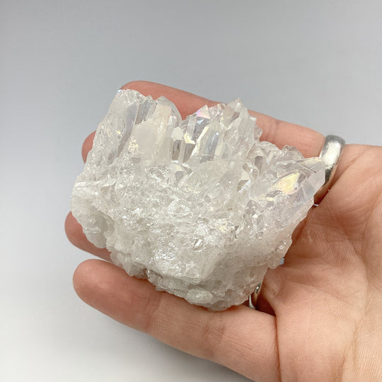 Opalescent Quartz Cluster