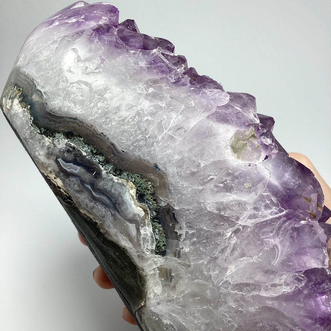 Amethyst Druze Candle Holder