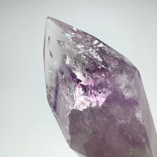 Polished Amethyst Scepter with Display Stand