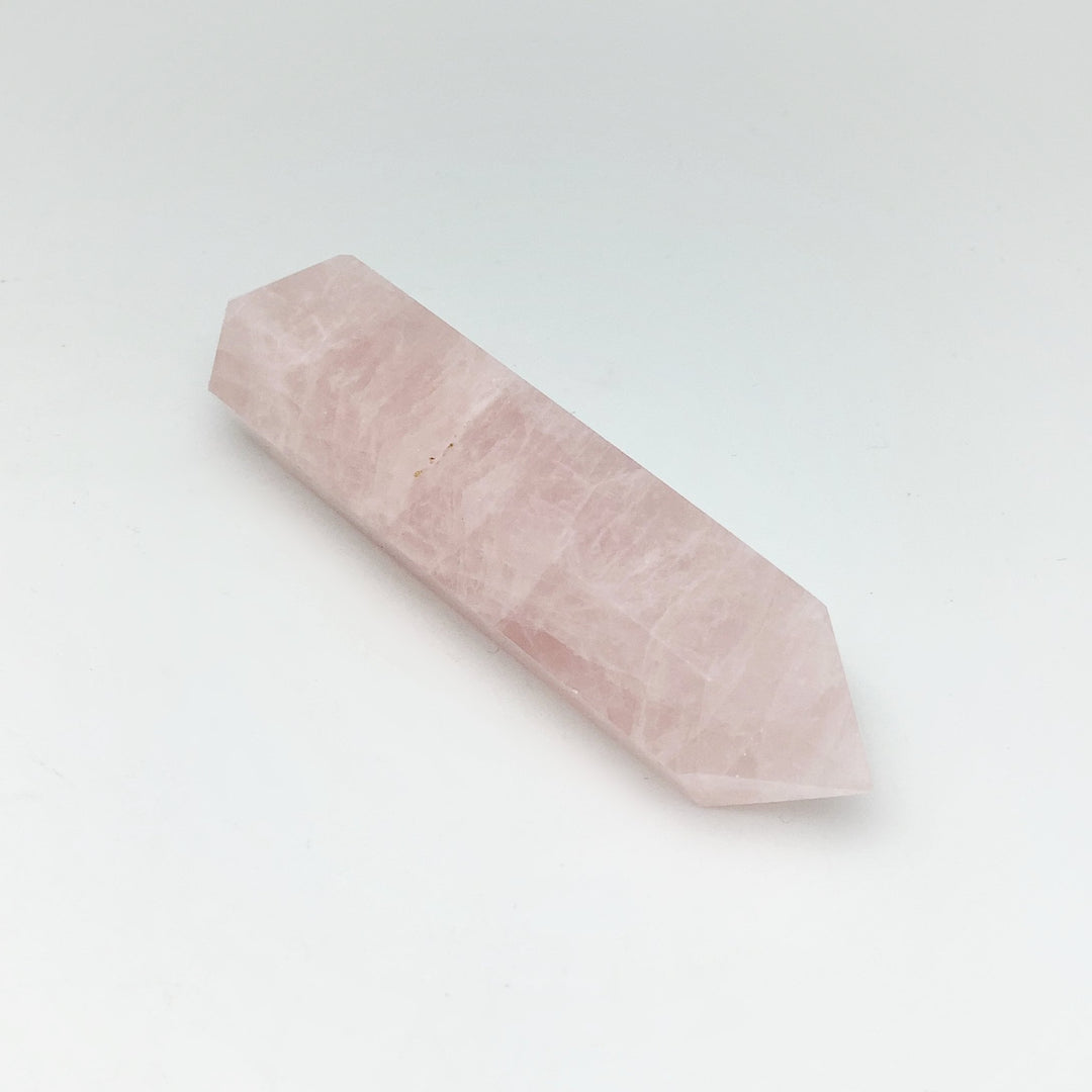 Rose Quartz Double Terminated Point