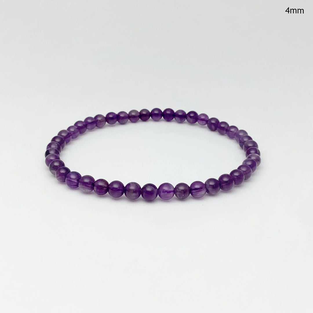 Amethyst Beaded Bracelet