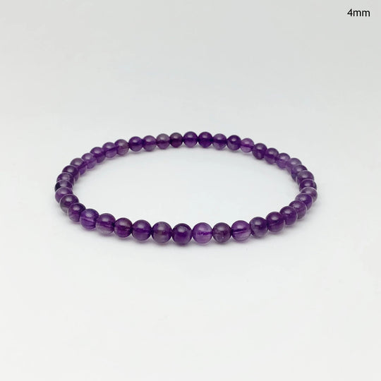 Amethyst Beaded Bracelet