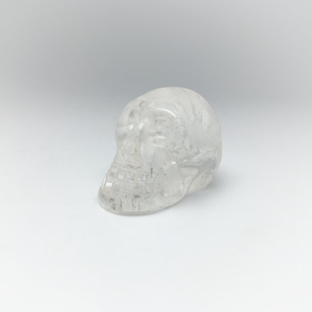 Carved Quartz Crystal Skull