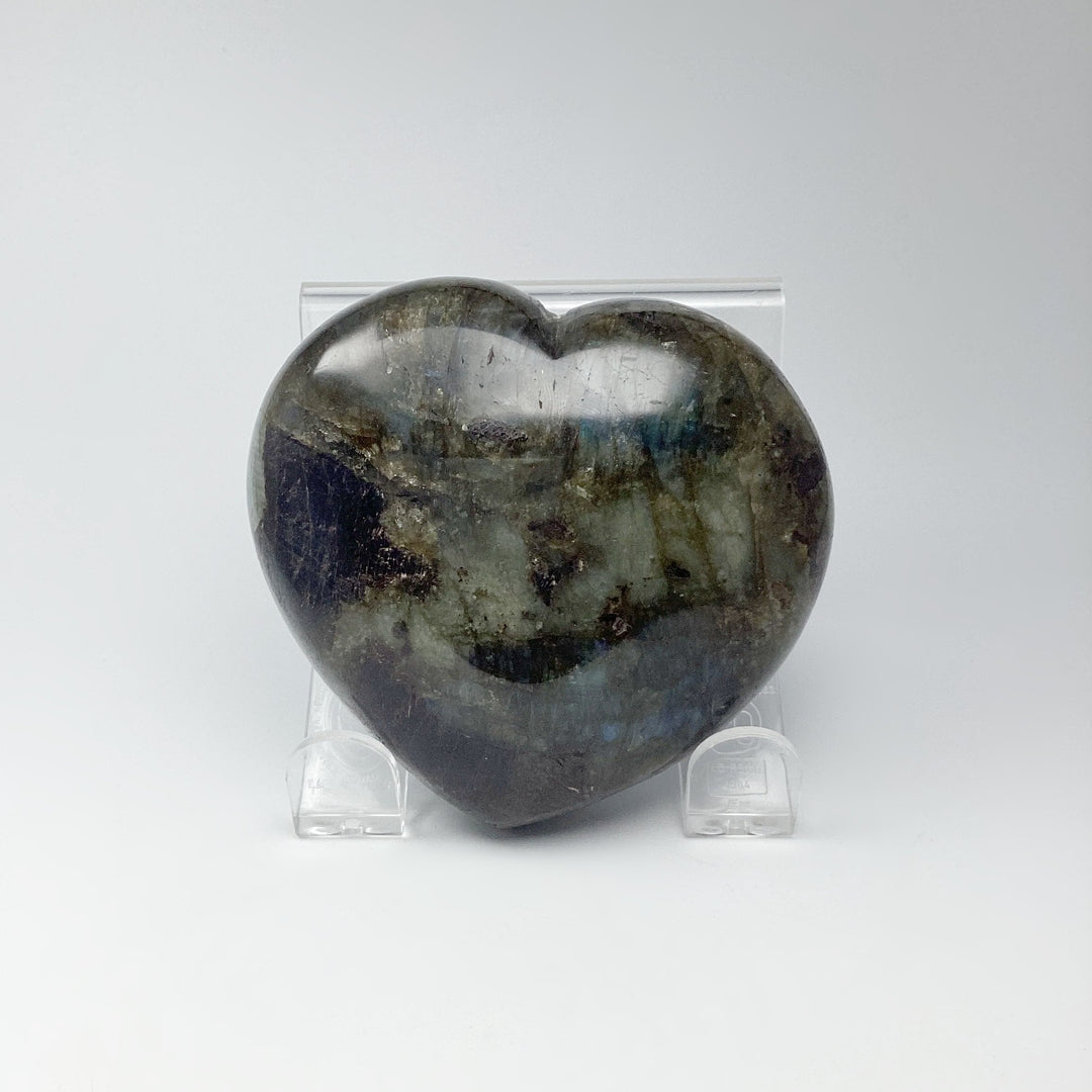 Labradorite Heart