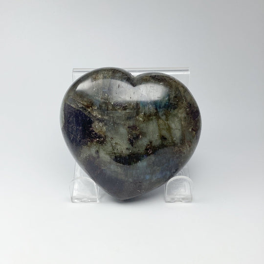 Labradorite Heart