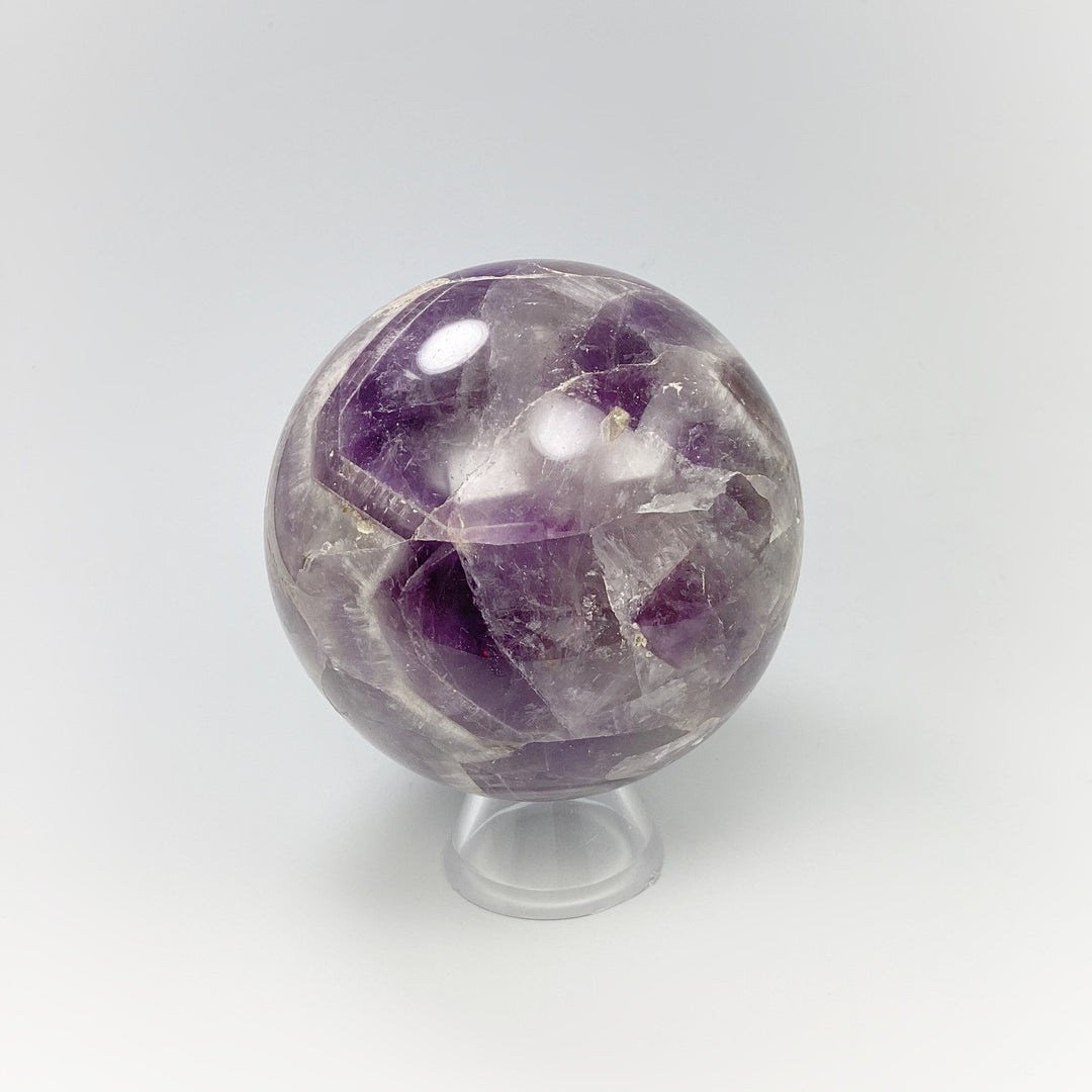 Chevron Amethyst Sphere