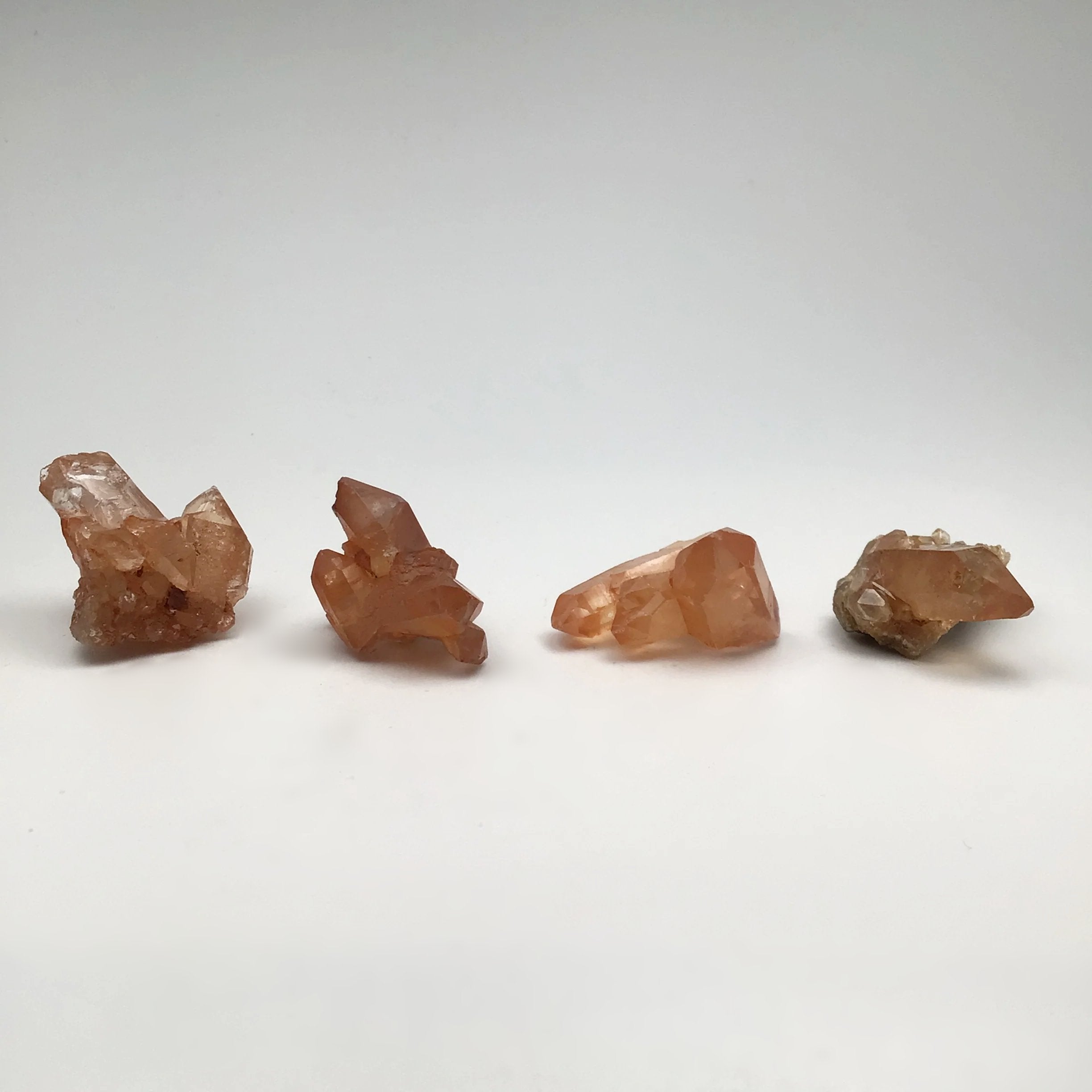 Tangerine Quartz Cluster at $19 Each