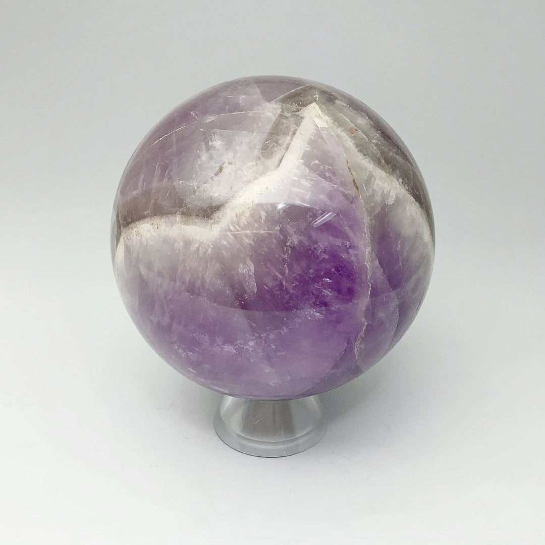 Chevron Amethyst Sphere