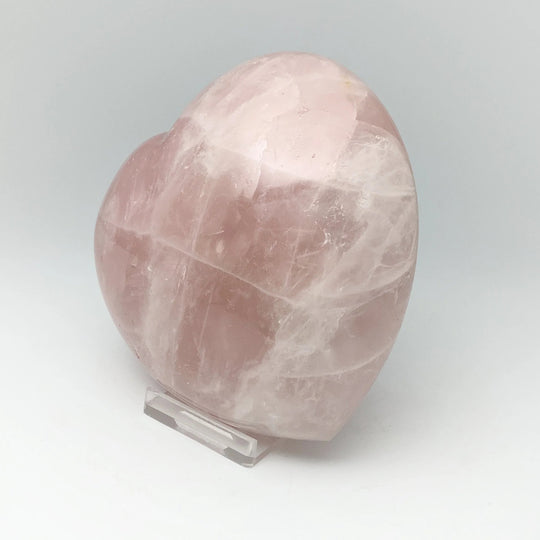 Rose Quartz Heart Carving