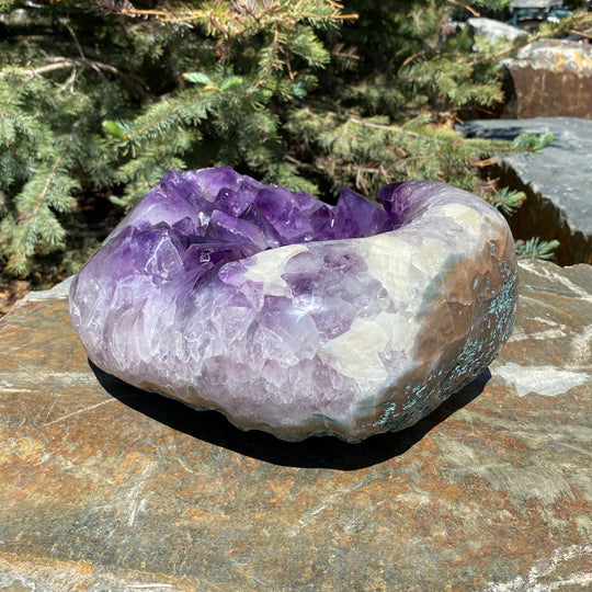 Extra Large Polished Amethyst Druze Cluster