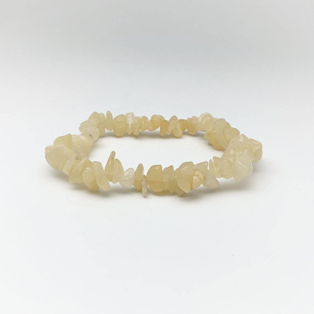 Aragonite Chip Beaded Bracelet