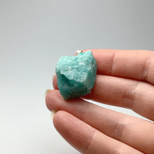 Amazonite Rough Chunk Pendant