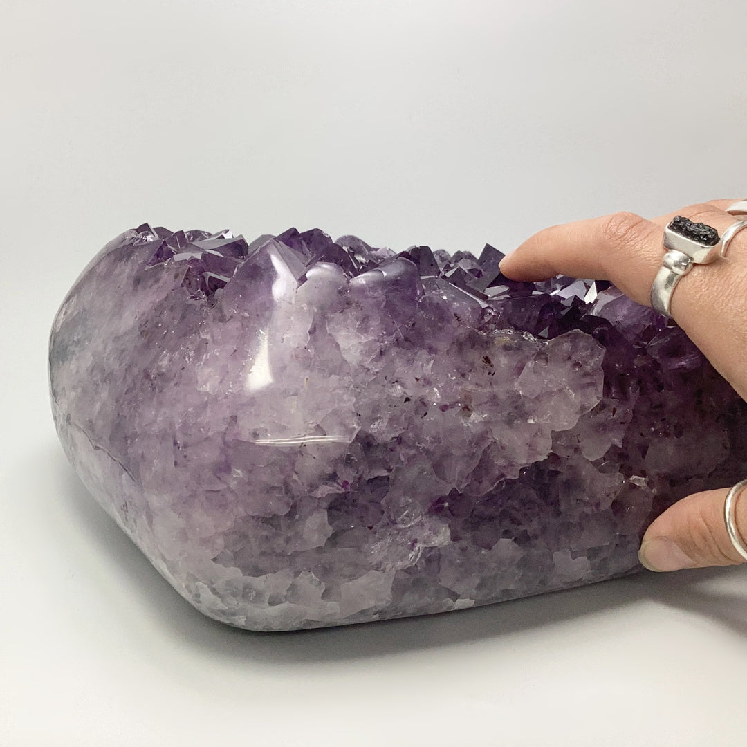 Extra Large Polished Amethyst Druze Cluster