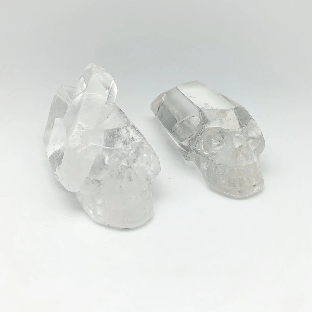 Carved Quartz Point Crystal Skull at $105 Each