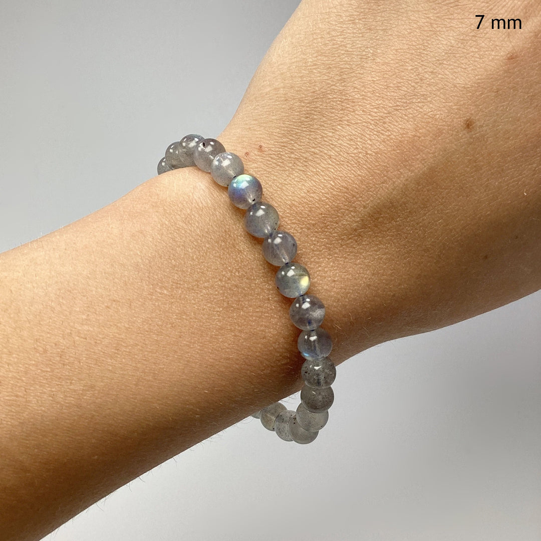 Labradorite Beaded Bracelet - High Quality