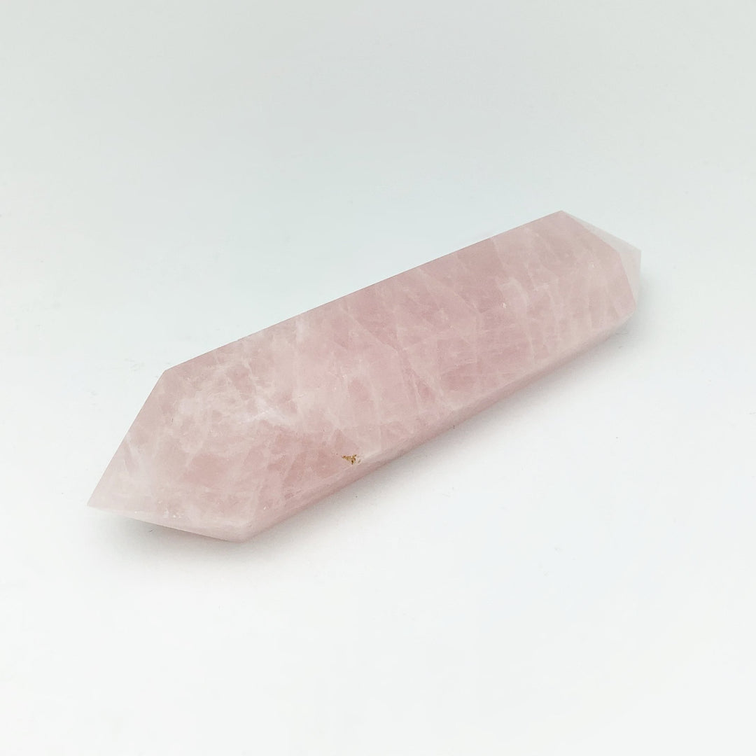 Rose Quartz Double Terminated Point