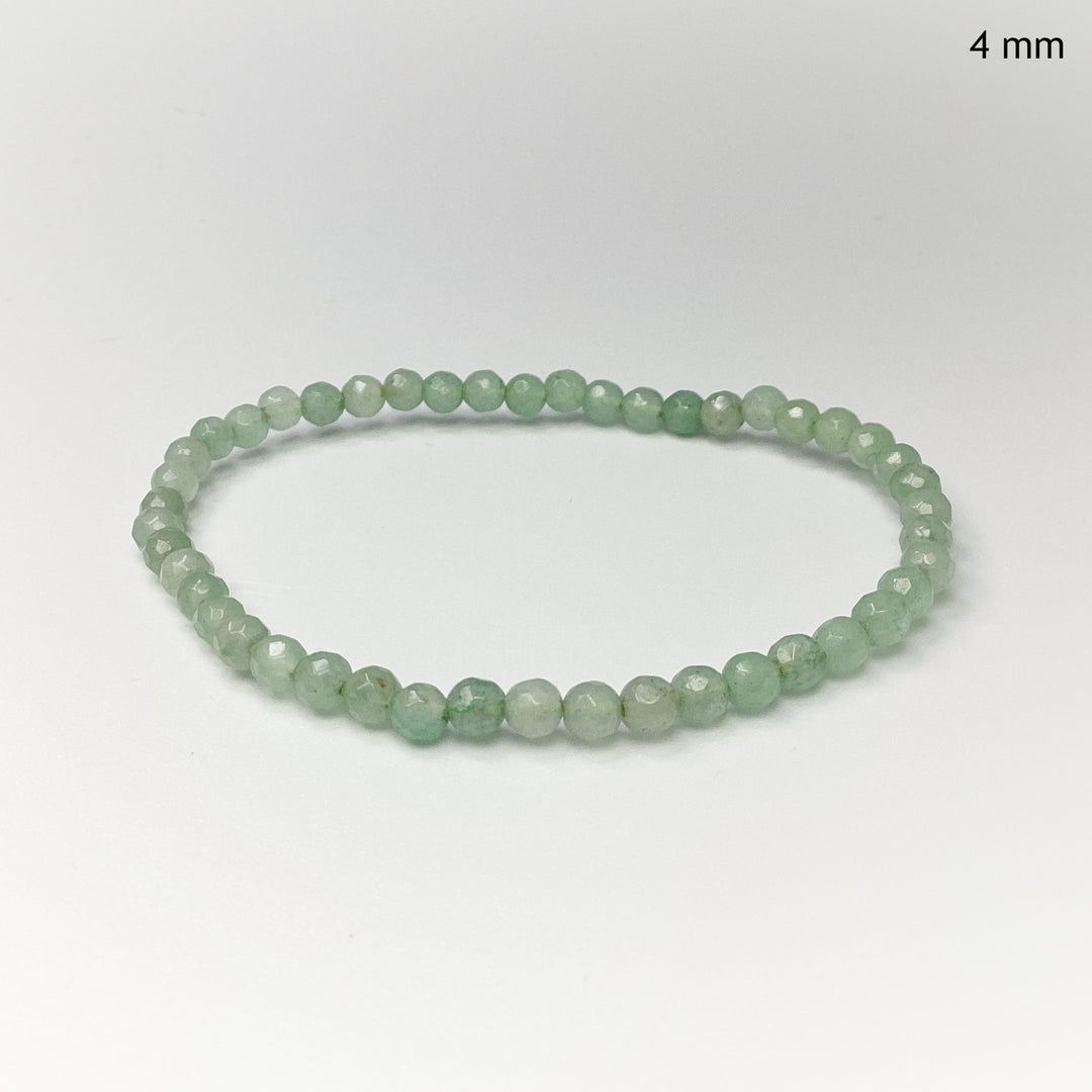 Green Aventurine Faceted Beaded Bracelet