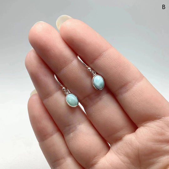 Larimar Dangle Earrings