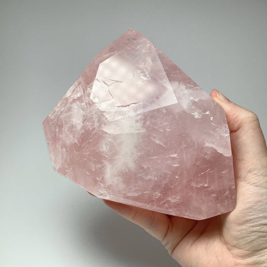 Rose Quartz with Display Stand