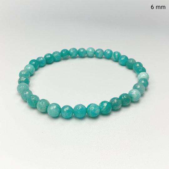 Amazonite Faceted Beaded Bracelet