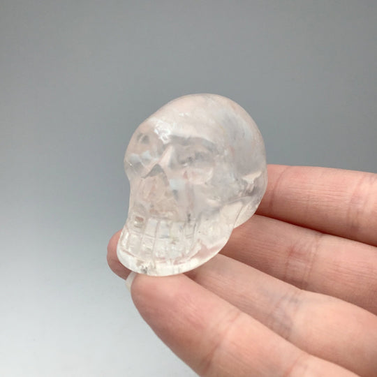 Carved Quartz Crystal Skull