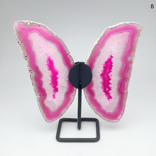 Agate Butterfly on Stand at $65 Each