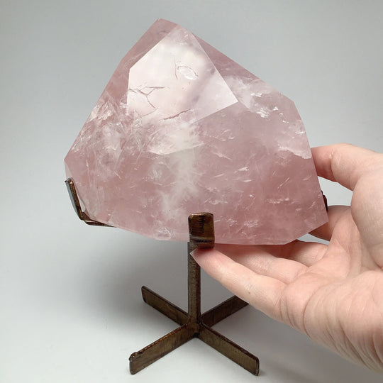 Rose Quartz with Display Stand