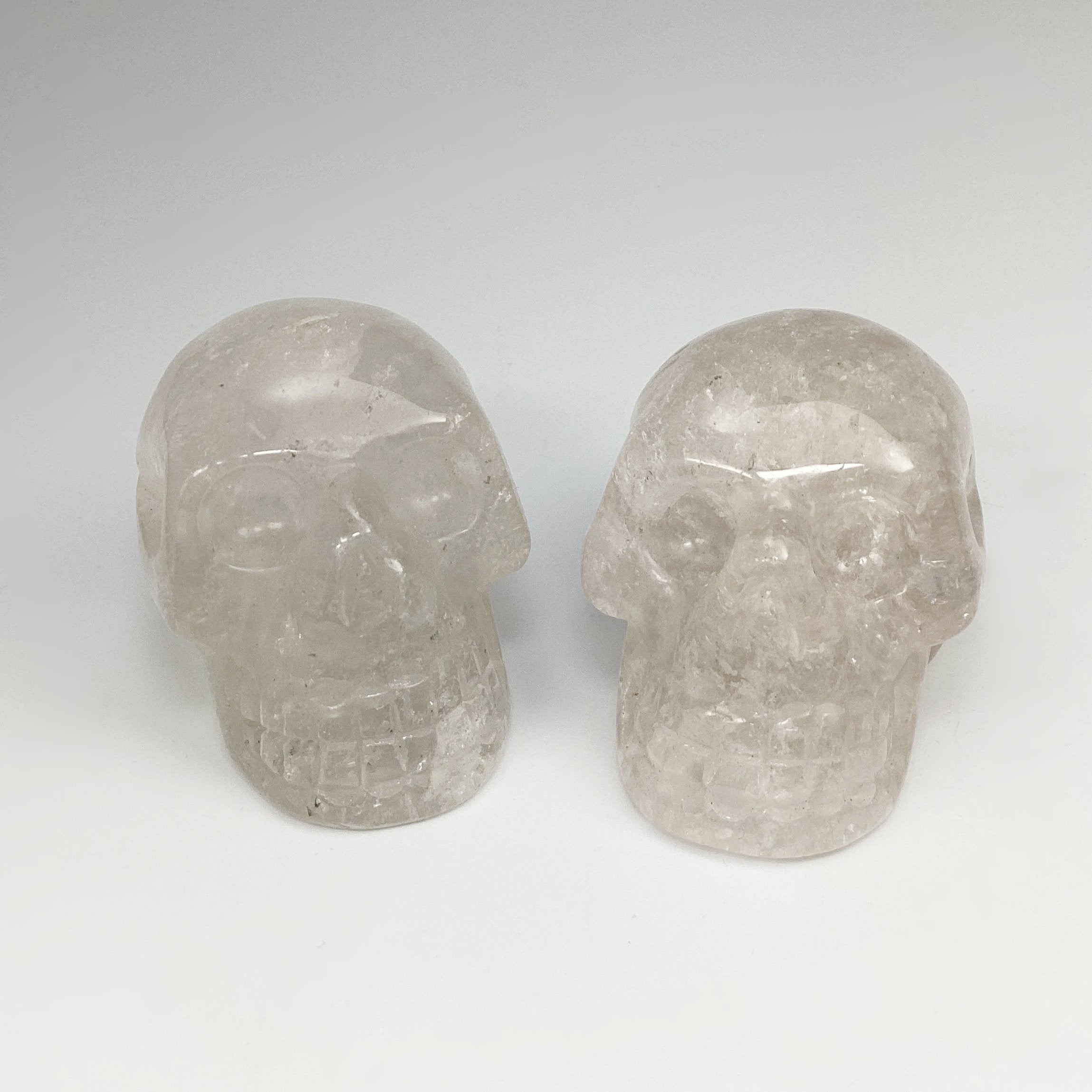 Carved Quartz Crystal Skull