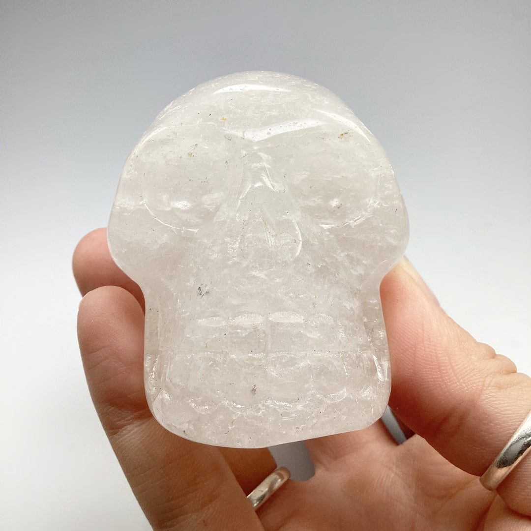 Girasol Quartz Skull