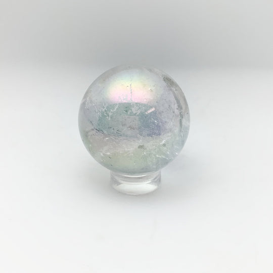 Opalescent Aura Quartz Sphere at $69 Each