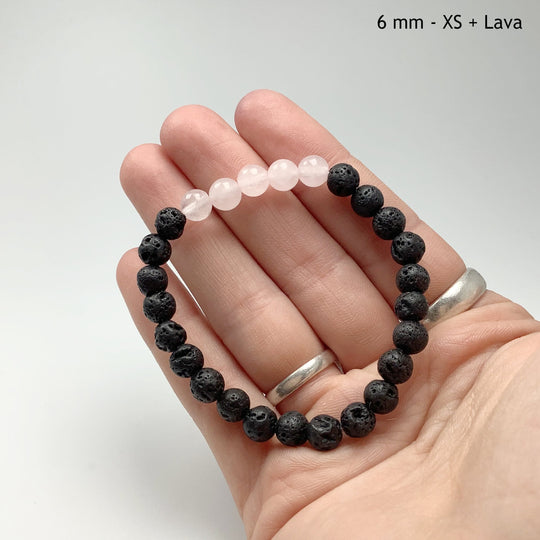 Rose Quartz Beaded Bracelet