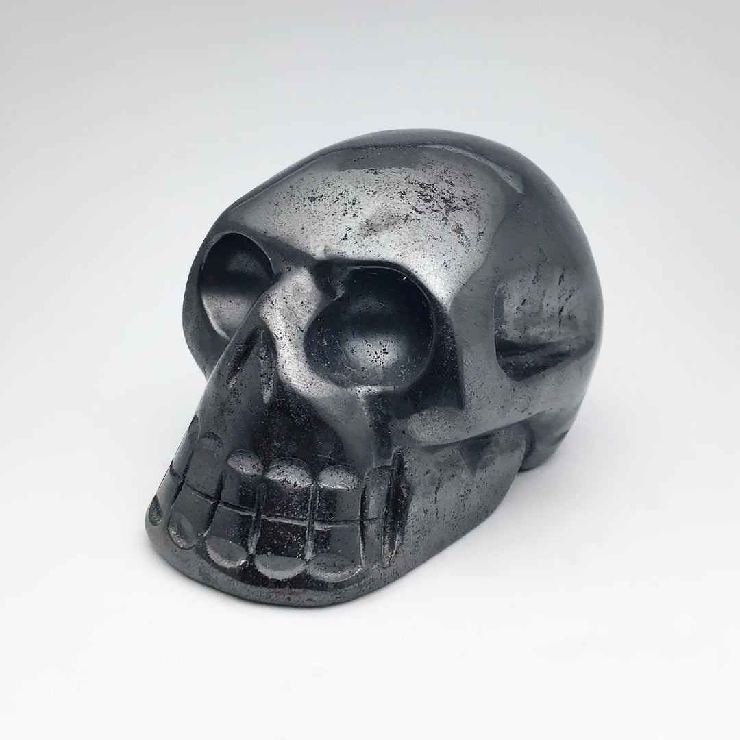 Carved Hematite Skull