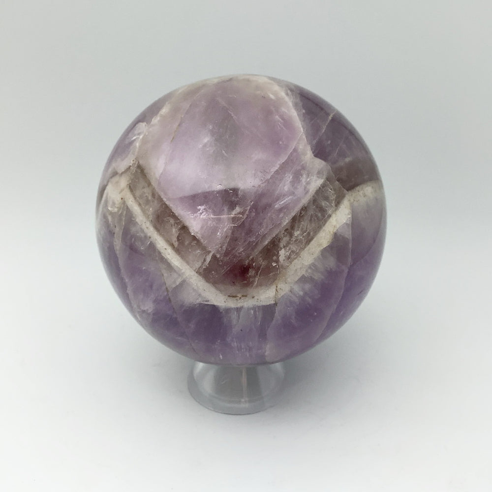 Chevron Amethyst Sphere