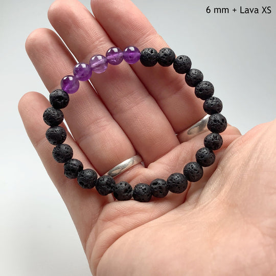 Amethyst Beaded Bracelet