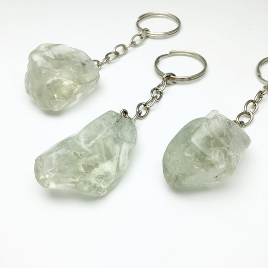 Green Amethyst Keychain