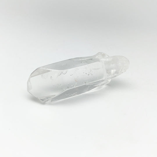 Carved Quartz Point Crystal Skull